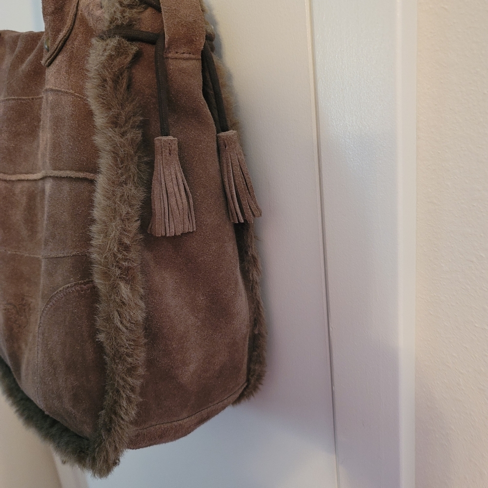 Nine West Vintage America Suede Shoulders Bag - Picture 8 of 8
